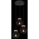 Pendule, Lustre suspendate - Lustra suspendata cu 3 pendule design modern PABLO