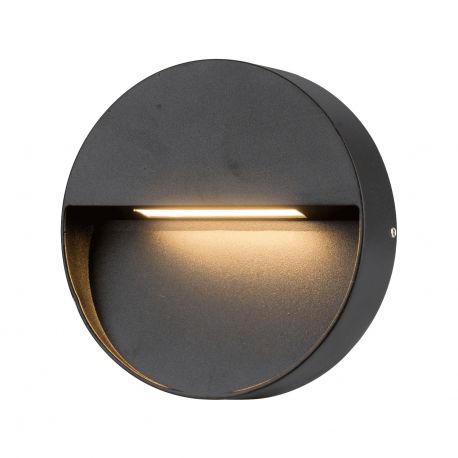 Aplice - Aplica LED de exterior ambientala IP54 CASORIA ROUND gri
