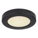 Plafoniere - Plafoniera LED design modern, diametru 12,6cm, LASSE negru