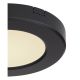 Plafoniere - Plafoniera LED design modern, diametru 12,6cm, LASSE negru