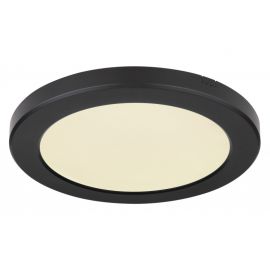 Plafoniere - Plafoniera LED design modern, diametru 22cm, LASSE negru