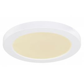 Plafoniere - Plafoniera LED design modern, diametru 22cm, LASSE alb