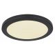 Plafoniera LED design modern, diametru 29,8cm, LASSE negru