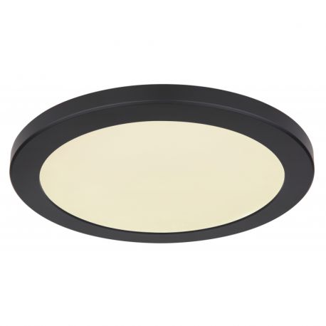 Plafoniere - Plafoniera LED design modern, diametru 29,8cm, LASSE negru