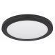 Plafoniere - Plafoniera LED design modern, diametru 29,8cm, LASSE negru