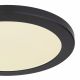 Plafoniere - Plafoniera LED design modern, diametru 29,8cm, LASSE negru
