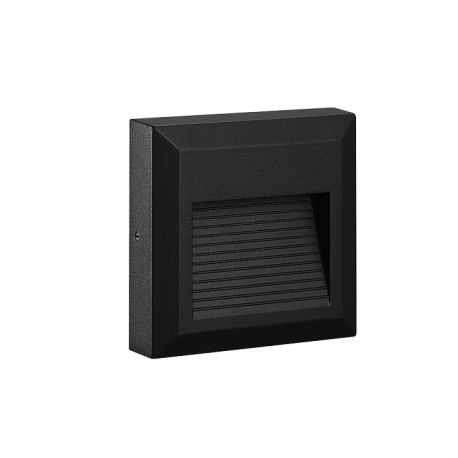 Spoturi - Spot LED de exterior ambiental IP54 AFI negru 4000K