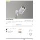 Aplice - Aplica de exterior tip spot directionabil IP44 ROLF 1 gri