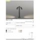 Stalpi - Stalp de exterior cu spoturi directionabile IP44 ROLF 2 50cm negru
