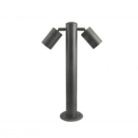Stalpi - Stalp de exterior cu spoturi directionabile IP44 ROLF 2 50cm gri