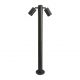 Stalp de exterior cu spoturi directionabile IP44 ROLF 2 90cm negru