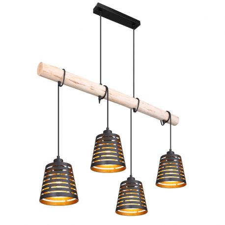 Pendule, Lustre suspendate - Lustra suspendata design modern ABLONA lemn