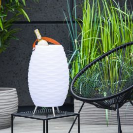 Lampi decorative si solare - Lampa LED RGB portabila cu speaker si telecomanda IP44 BOOMBOX BUCKET