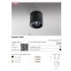 Plafoniere cu spoturi, Spoturi aplicate - Spot LED aplicat tavan/plafon MANE 20W negru