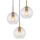 Pendule, Lustre suspendate - Lustra cu 3 pendule design modern ADARA