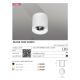 Plafoniere cu spoturi, Spoturi aplicate - Spot LED aplicat tavan/plafon MANE 30W DIMM negru