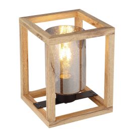 Veioze - Veioza, lampa de masa design modern PETTEY lemn