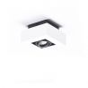 Spot aplicat directionabil de tavan/plafon NIKEA 1 GU10 alb/negru