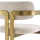 Scaune - Scaun bar design LUX Donato, boucle crem