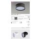 Spoturi tavan fals - Spot LED incastrat directionabil de tavan/plafon MONA 18W 3000K negru