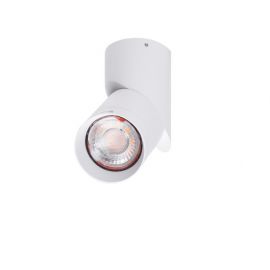 Plafoniere cu spoturi, Spoturi aplicate - Spot modern directionabil aplicat tavan/plafon SANTOS GU10 alb