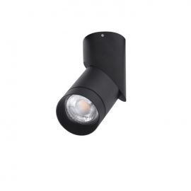 Plafoniere cu spoturi, Spoturi aplicate - Spot modern directionabil aplicat tavan/plafon SANTOS GU10 negru