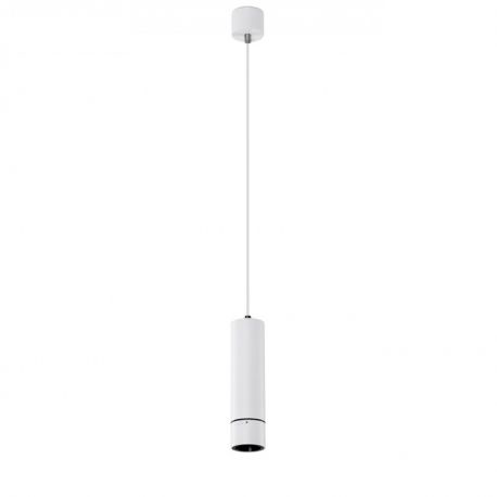 Pendule, Lustre suspendate - Pendul modern minimalist cu spot LED reglabil GALILEO 1 alb