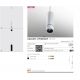 Pendule, Lustre suspendate - Pendul modern minimalist cu spot LED reglabil GALILEO 1 negru
