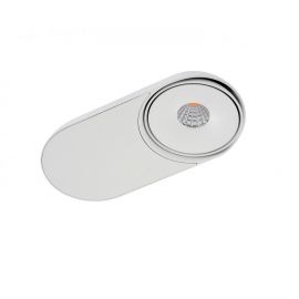 Plafoniere cu spoturi, Spoturi aplicate - Spot LED modern directionabil aplicat tavan/plafon TORONTO 1 alb