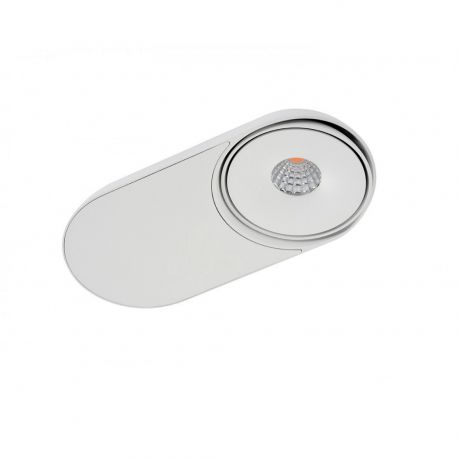Plafoniere cu spoturi, Spoturi aplicate - Spot LED modern directionabil aplicat tavan/plafon TORONTO 1 alb