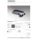 Plafoniere cu spoturi, Spoturi aplicate - Spot LED modern directionabil aplicat tavan/plafon TORONTO 1 alb