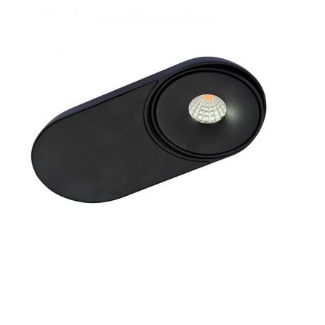 Plafoniere cu spoturi, Spoturi aplicate - Spot LED modern directionabil aplicat tavan/plafon TORONTO 1 negru