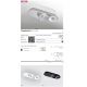 Plafoniere cu spoturi, Spoturi aplicate - Spot LED modern directionabil aplicat tavan/plafon TORONTO 2 negru