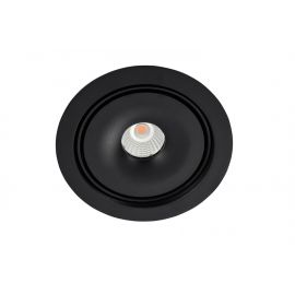 Spoturi tavan fals - Spot LED modern directionabil incastrat tavan/plafon TORONTO 1 negru