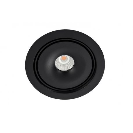 Spoturi tavan fals - Spot LED modern directionabil incastrat tavan/plafon TORONTO 1 negru