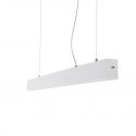 Lustra LED moderna design minimalist LINNEA 112cm alba