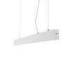 Lustra LED moderna design minimalist LINNEA 112cm alba