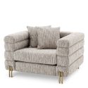 Fotoliu elegant design LUX York, bej mademoiselle