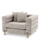Fotolii - Fotoliu elegant design LUX York, bej mademoiselle
