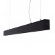 Pendule, Lustre suspendate - Lustra LED moderna design minimalist LINNEA 140cm negru
