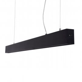 Pendule, Lustre suspendate - Lustra LED moderna design minimalist LINNEA 140cm negru