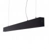 Lustra LED moderna design minimalist LINNEA 140cm negru