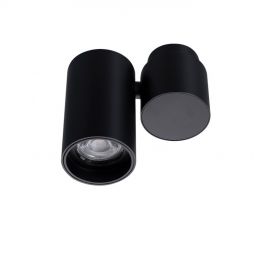 Plafoniere cu spoturi, Spoturi aplicate - Spot modern directionabil aplicat tavan/plafon MAKALU 1 GU10 negru