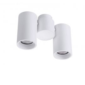 Plafoniere cu spoturi, Spoturi aplicate - Spot modern directionabil aplicat tavan/plafon MAKALU 2 GU10 alb