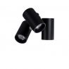 Spot modern directionabil aplicat tavan/plafon MAKALU 3 GU10 negru
