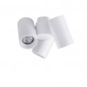Spot modern directionabil aplicat tavan/plafon MAKALU 3 GU10 alb