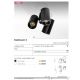 Plafoniere cu spoturi, Spoturi aplicate - Spot modern directionabil aplicat tavan/plafon MAKALU 3 GU10 alb