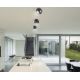 Plafoniere cu spoturi, Spoturi aplicate - Spot LED modern directionabil aplicat tavan/plafon SKYE negru
