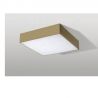 Plafoniera LED cu telecomanda design slim MONZA S 22 CCT champagne