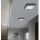 Plafoniere - Plafoniera LED cu telecomanda design slim MONZA S 30 CCT neagra